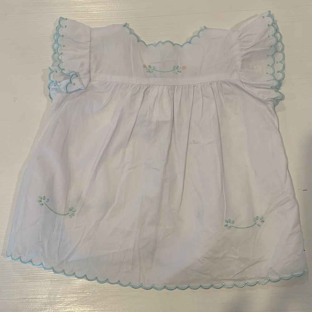 Little English Embroidered Top, 6month - Picture 3 of 4